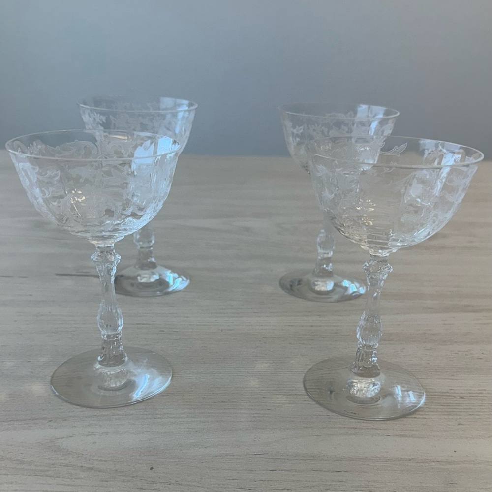 Fostoria Glass Co Navarre Crystal 5-3/8 Sherbet